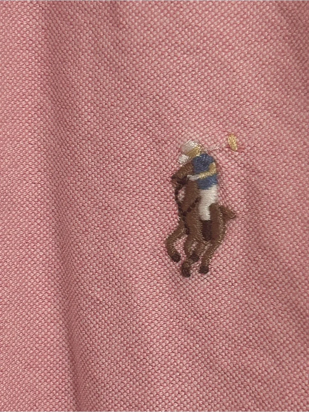 Ralph Lauren Men's Long-Sleeve Button-Down Shirt in Pink